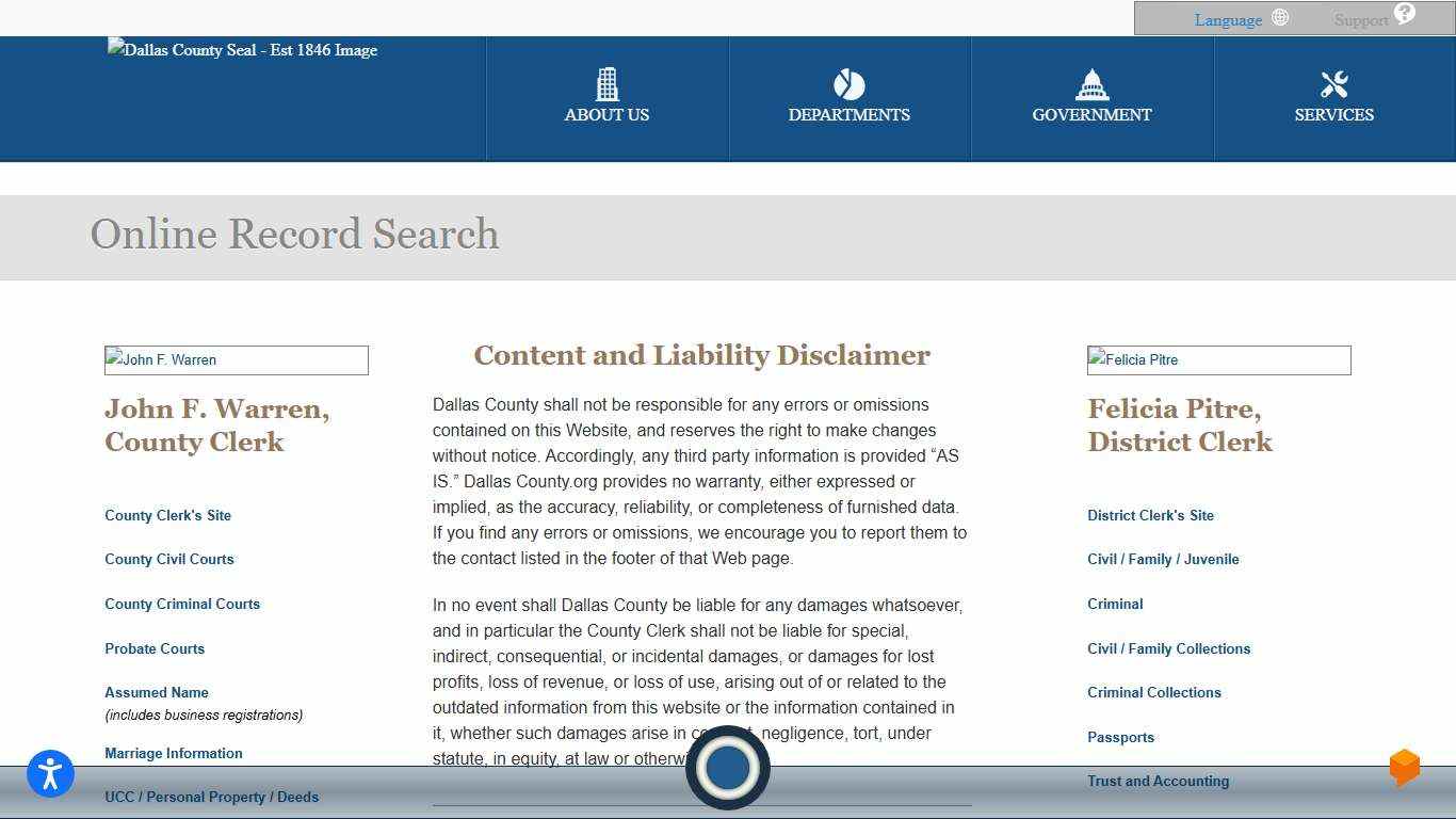 Dallas County Online Record Search